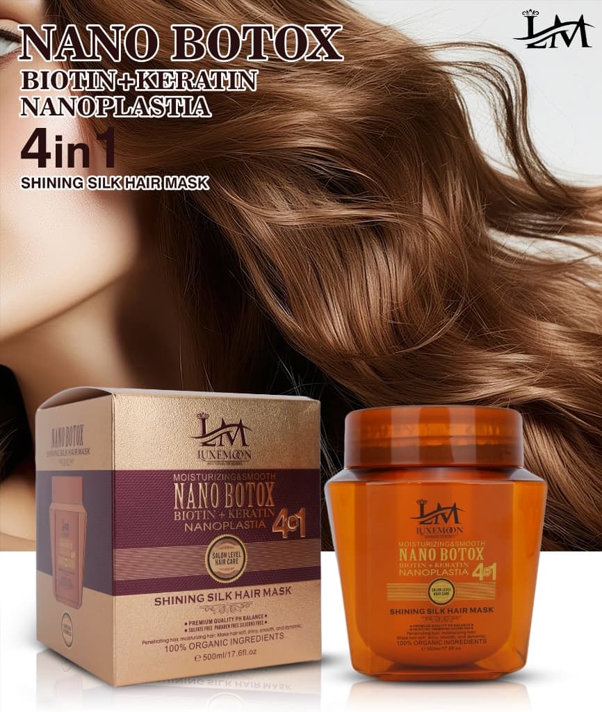 LuxeMoon Nano Botox 4-in-1 Anti-Hair Fall Shampoo