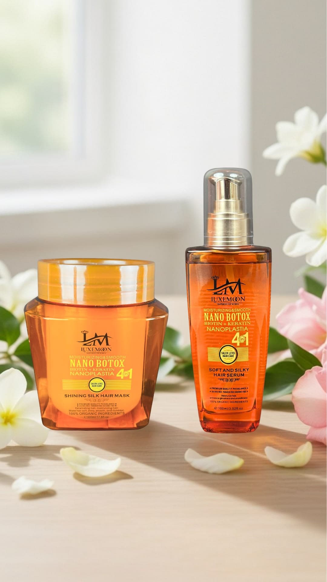 Luxe Moon Hair (Hair Treatment Cream + Hair Serum) 2 in one Combo lifestyle use